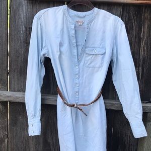 Merona Chambray Shirt Dress w/ Belt szS